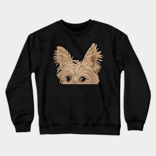 Yorkie Eyes Crewneck Sweatshirt